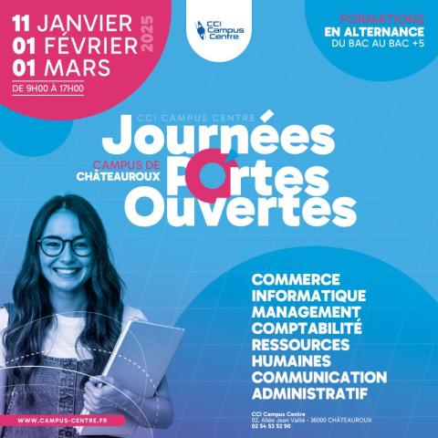 Journée portes ouvertes CCI Campus Centre